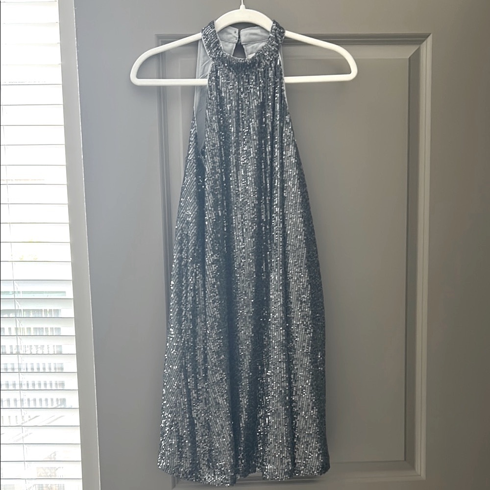 Loft: Silver Dress *worn once*